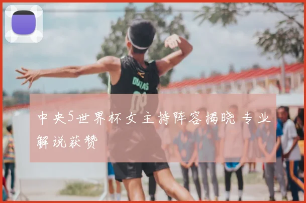 中央5世界杯女主持阵容揭晓 专业解说获赞